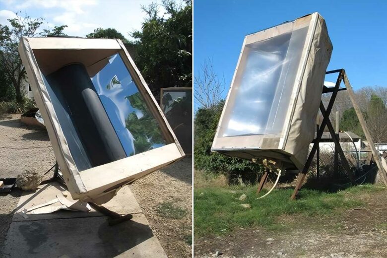 Une eau chaude gratuite, alimentée par les rayons du soleil.
