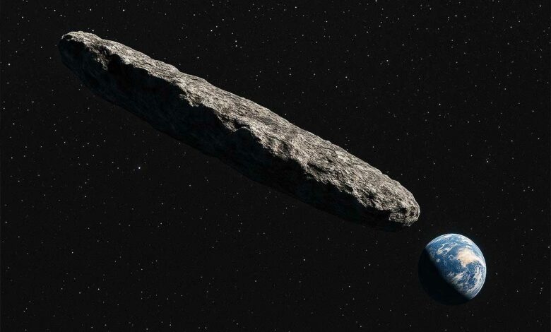 Un objet interstellaire proche d'une planète.