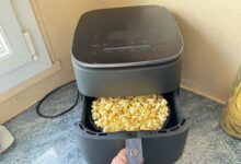 Des pop-corn à l'airfryer.