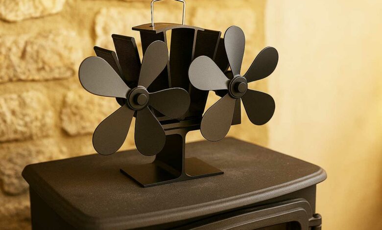 Un ventilateur de poêle.