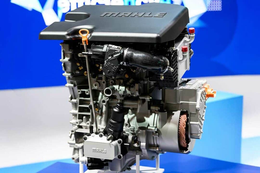 Le nouveau moteur hybride Mahle.