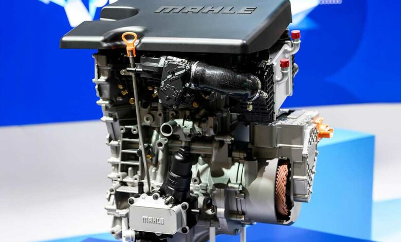 Le nouveau moteur hybride Mahle.