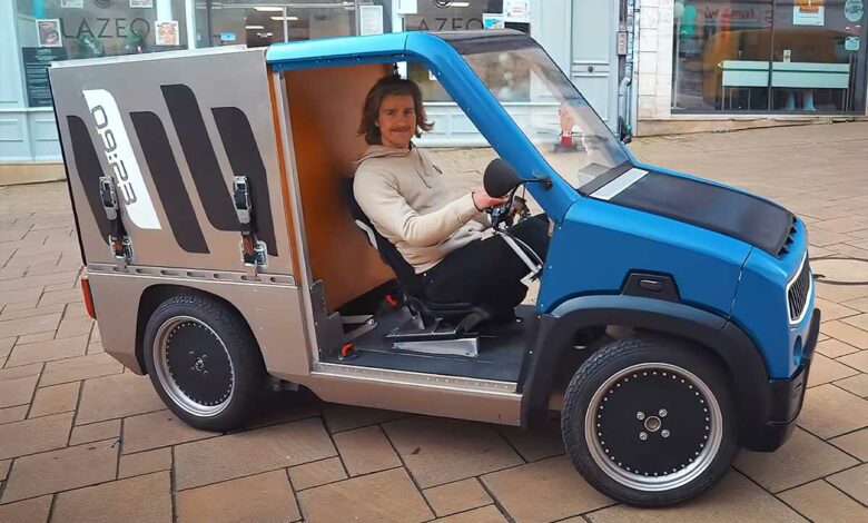 Un vélomobile bien pensé.