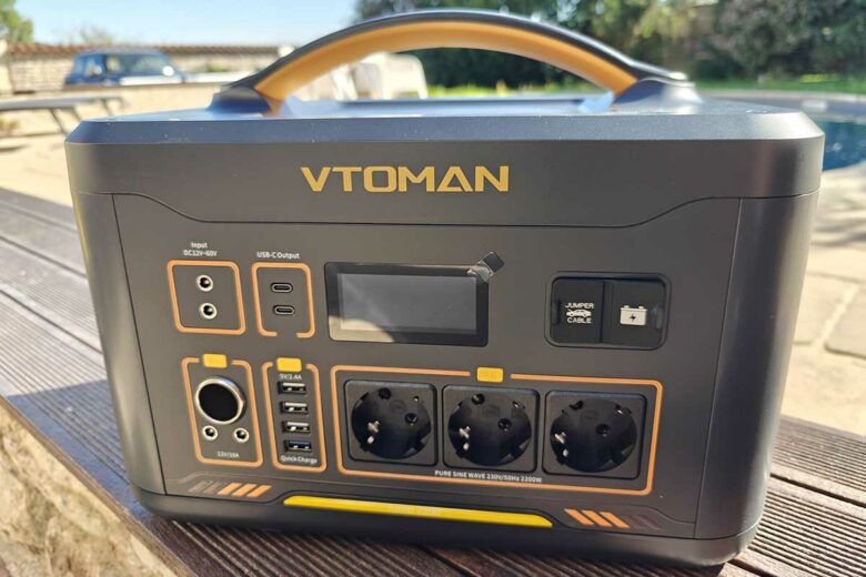 Une batterie portable de 17,5 kilos.