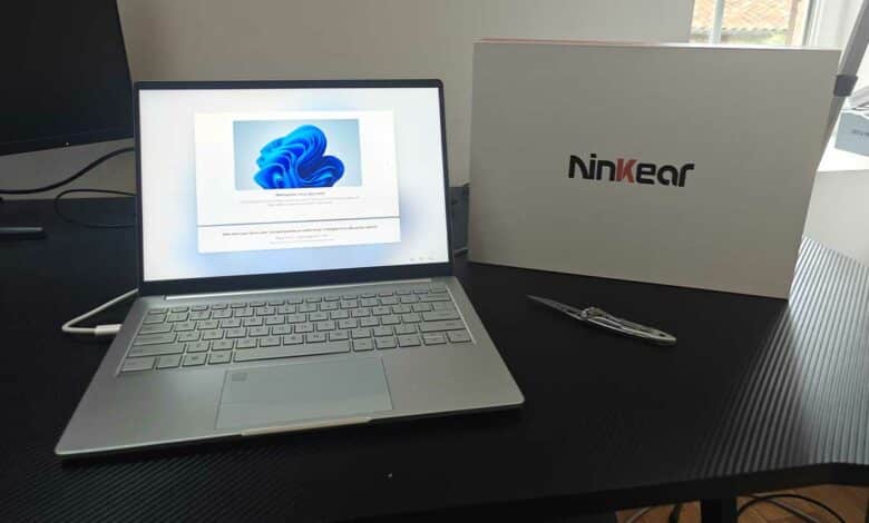 Ordinateur portable ultra-léger Ninkear S14 AMD Ryzen 7535HS