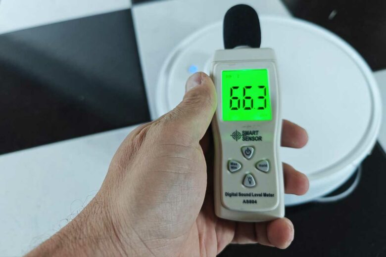 Un niveau sonore qui ne dépasse pas les 70 dB.