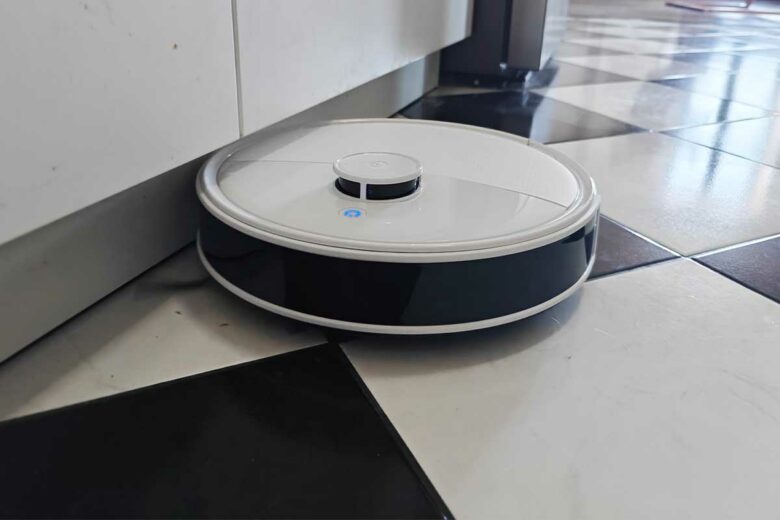Le robot passe presque de partout.