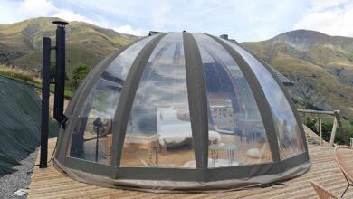 Une chambre d'hotel bulle.