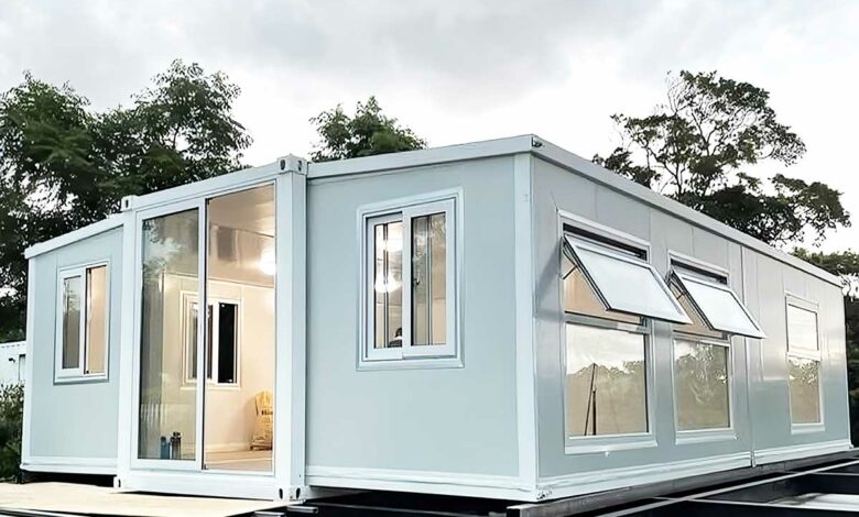 Une maison préfabriquée vendue par Amazon à moins de 8 000 €.