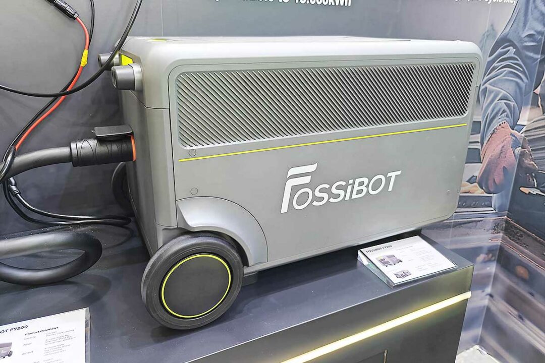 La FOSSiBOT F7200 sur le stand de la marque lors de l'IFA.
