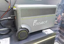 La FOSSiBOT F7200 sur le stand de la marque lors de l'IFA.
