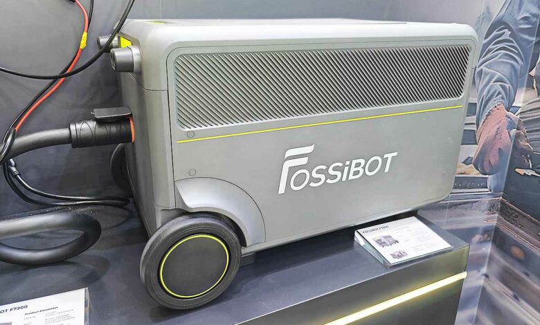 La FOSSiBOT F7200 sur le stand de la marque lors de l'IFA.