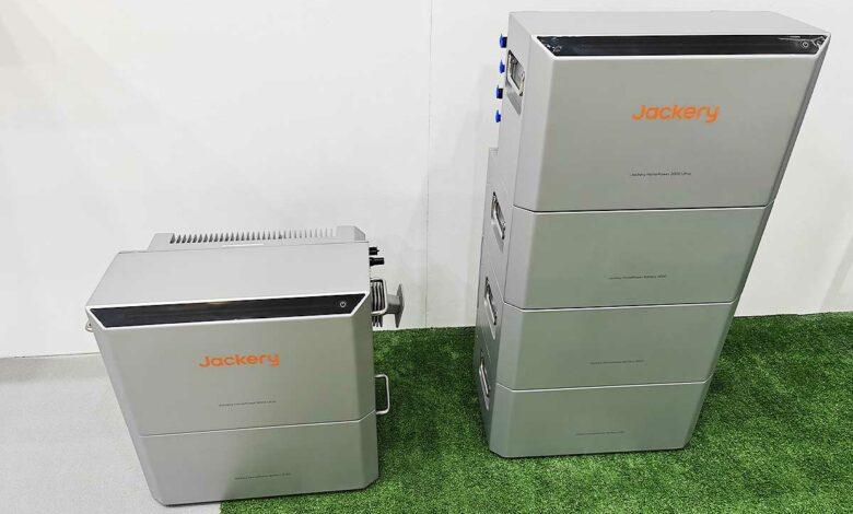 Le Jackery HomePower 2000 Ultra sur le stand de l'IFA Berlin.