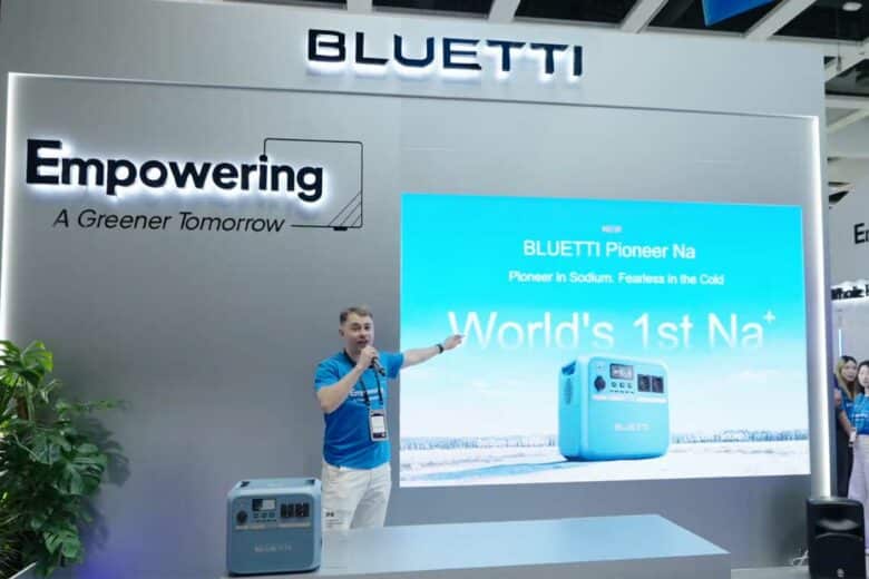 Présentation de la Pioneer Na de Bluetti lors de l'IFA.