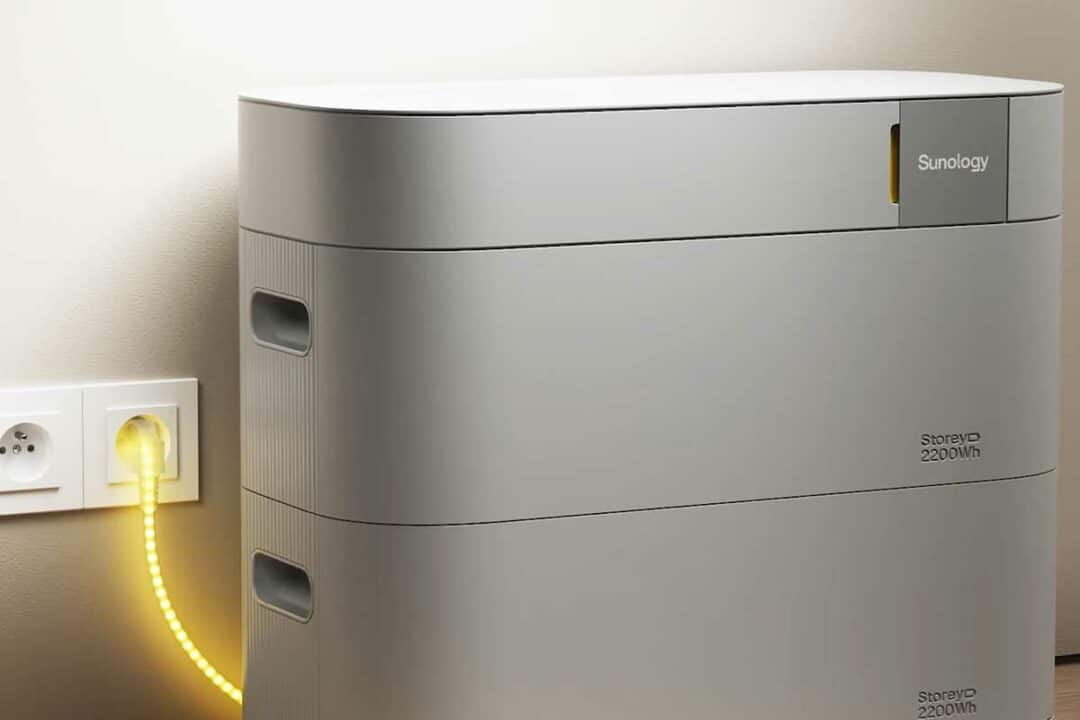 Une batterie Storey de Sunology.