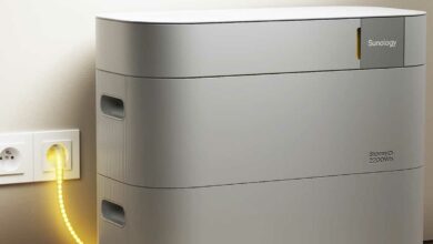 Une batterie Storey de Sunology.
