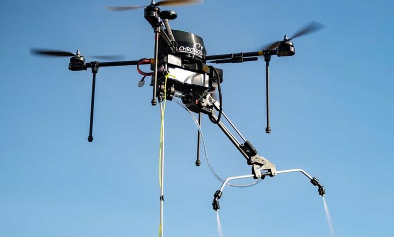 Un drone de nettoyage professionnel.
