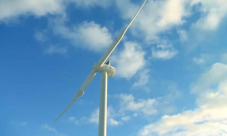 Une éolienne bipale de Envision.