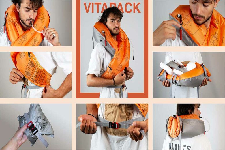 Un gilet de sauvetage ingenieux.