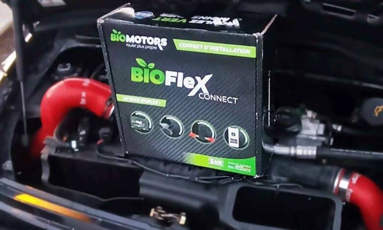 Le kit de conversion au bioéthanol.