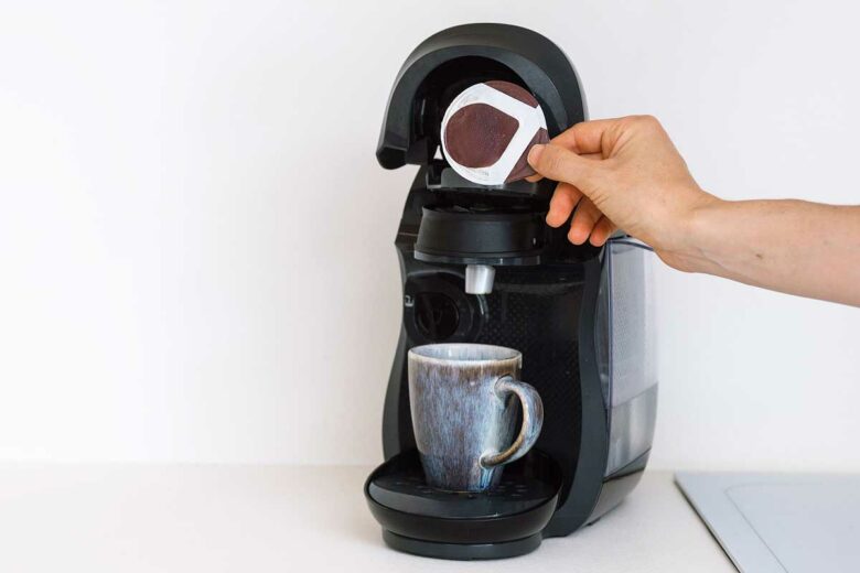 Une machine à dosette.