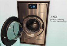 Le Bespoke AI Laundry Combo de Samsung.