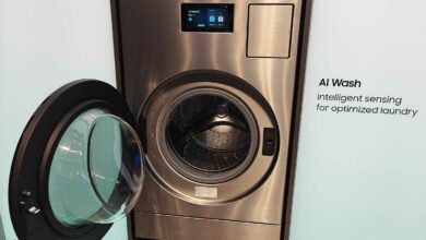 Le Bespoke AI Laundry Combo de Samsung.