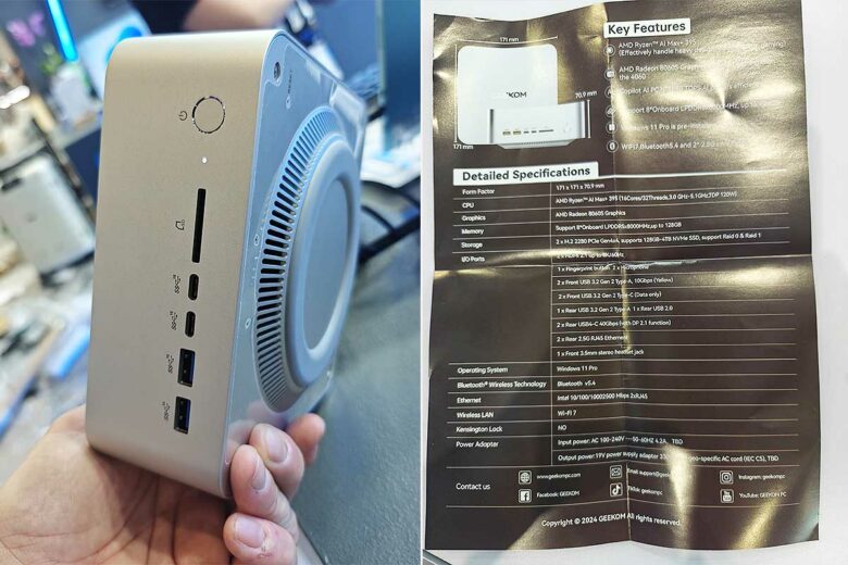 Un mini-PC avec des caractéristiques incroyables.