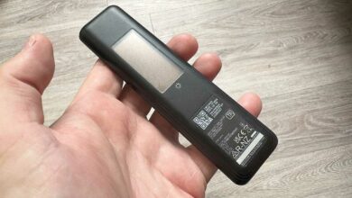 Une télécommande fonctionnant à l'énergie solaire.