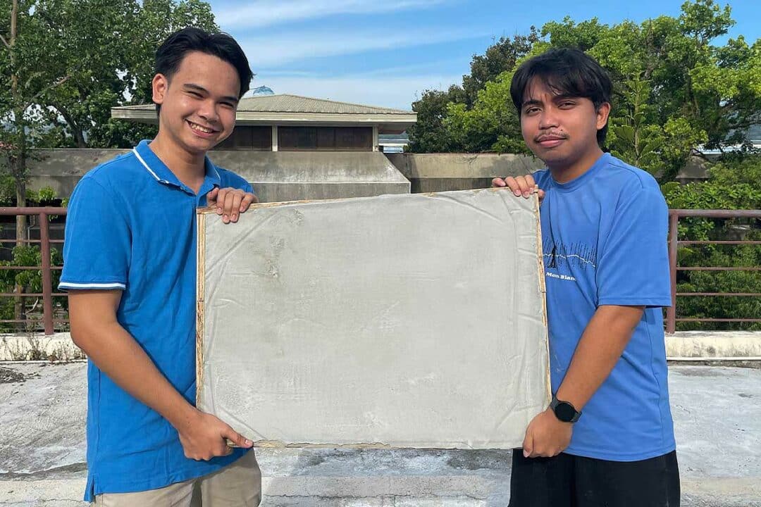Deux étudiants philippins finalistes du concours James Dyson Award national.