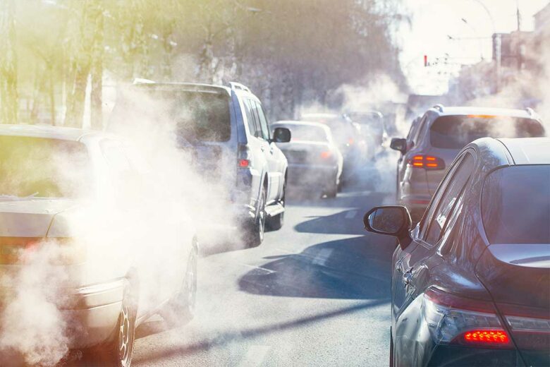 La pollution liée à la circulation.