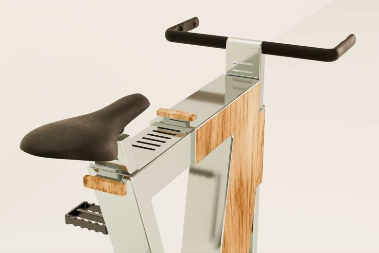 Détails du Power, un vélo d'appartement.