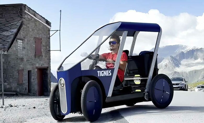 Le quadriporteur e-roe.