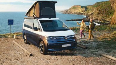 Un van California.