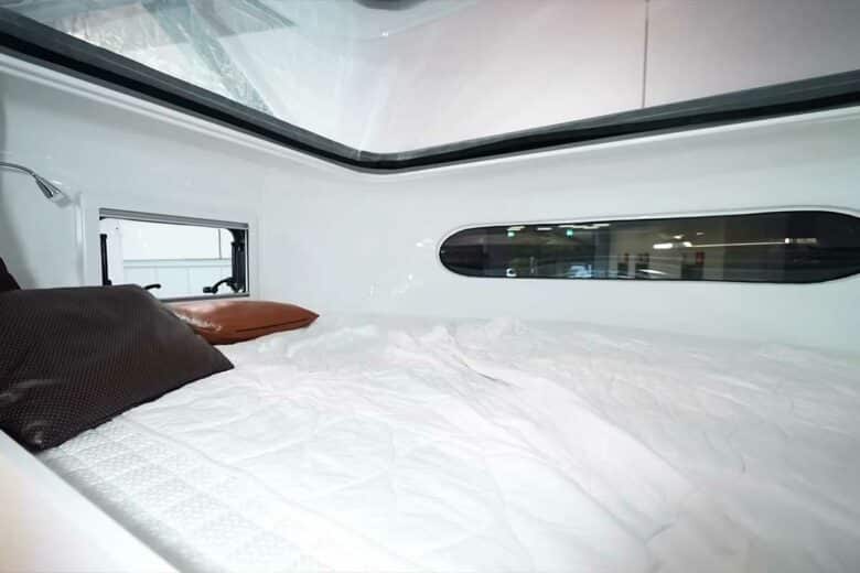 Un couchage dans la casquette.