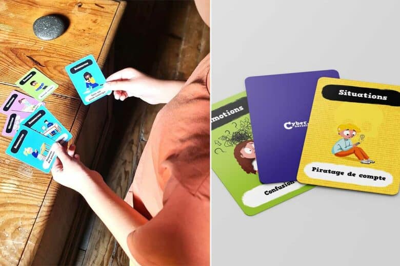 Un jeu de carte pour prévenir ou aider à la lutte contre le cyberharcèlement.
