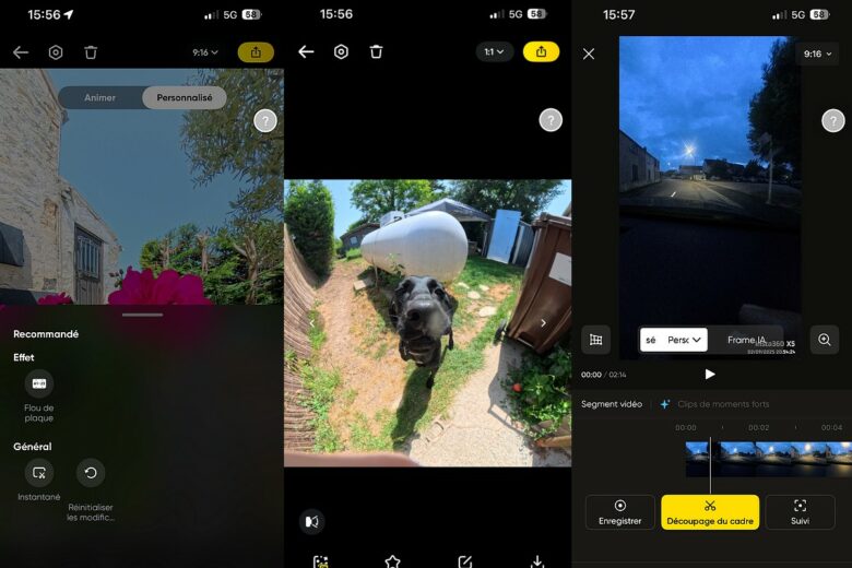 Avec ses outils de recadrage, la Caméra Insta360 X5 transforme chaque vidéo en contenu créatif à partager.