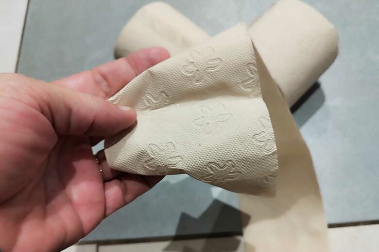 Du papier toilette non blanchi.