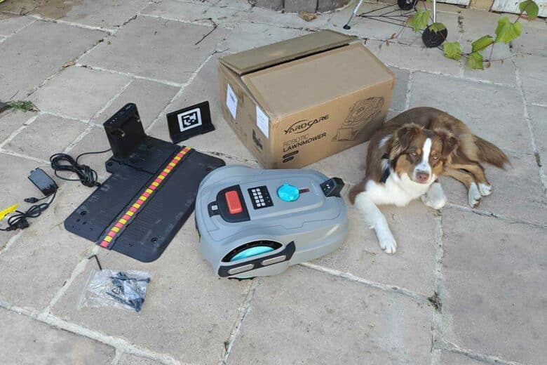 Le contenu de l'emballage.