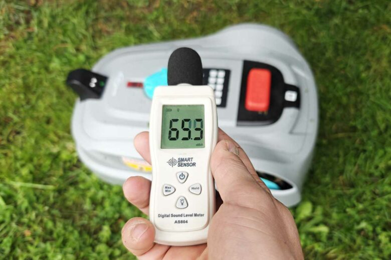 Un niveau sonore très faible.