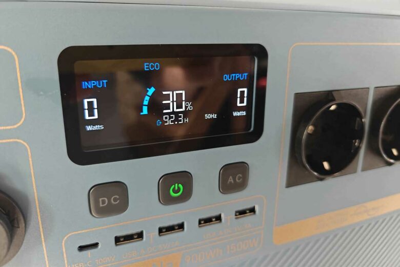 L'affichage numérique.