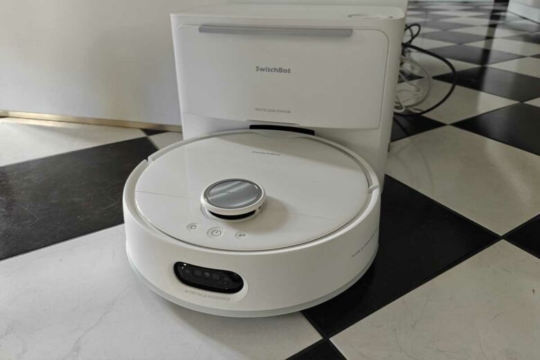 La station de recharge et de vidange.