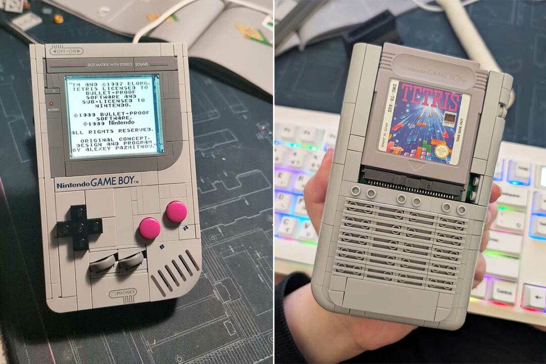 Une réplique de Game Boy en Lego qui fonctionne.