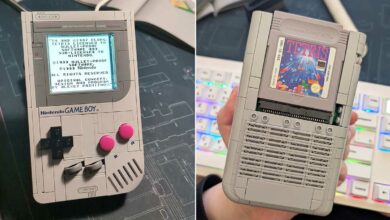 Une réplique de Game Boy en Lego qui fonctionne.