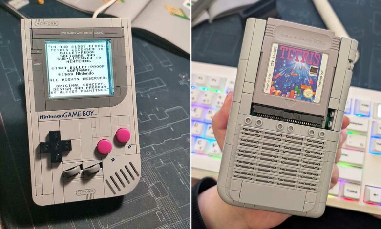 Une réplique de Game Boy en Lego qui fonctionne.