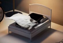 Un lit pour smartphone.