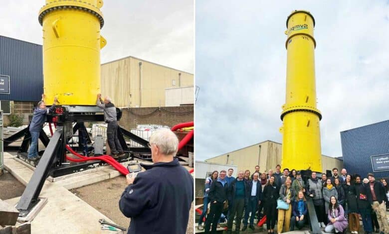 Le projet de centrale houlomotrice devient concret.