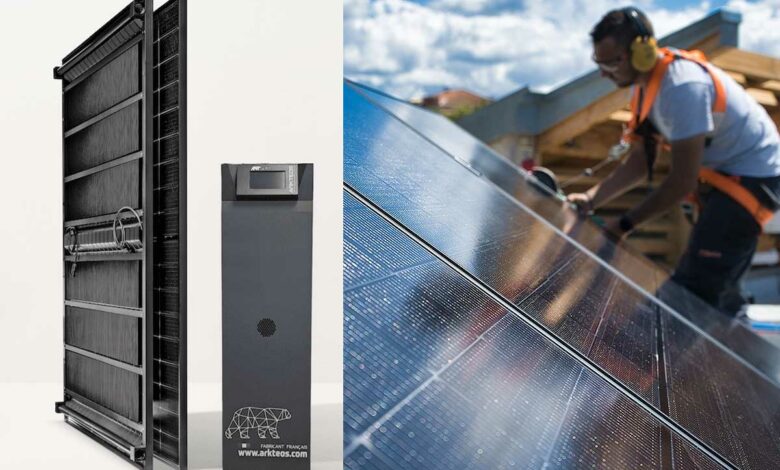 Un système pour le chauffage solarothermique.