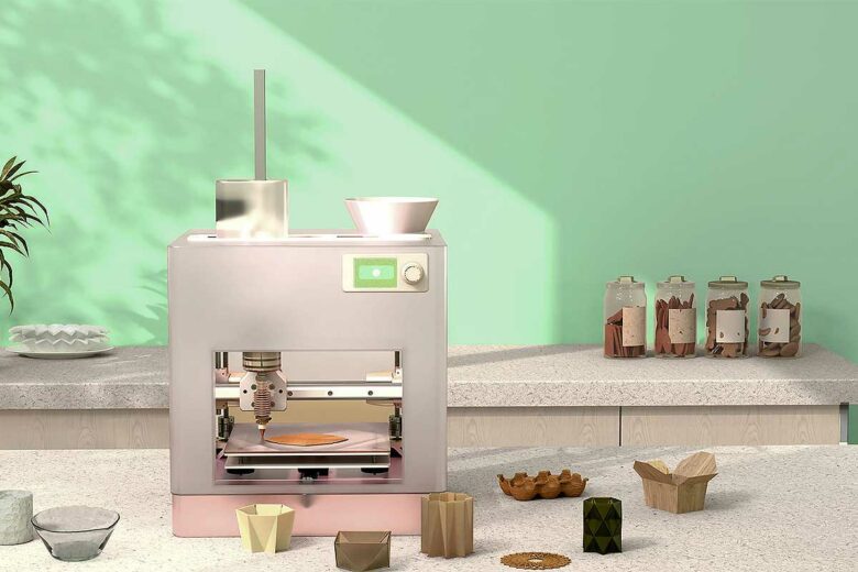 Une imprimante 3D qui utilise les déchets alimentaires.