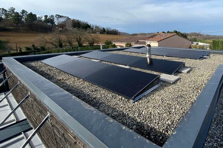 Une installation photovoltaïque.